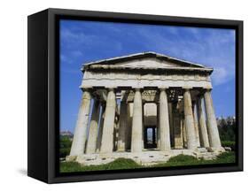 Temple of Hephaestus in Agora-Tibor Bogn?r-Framed Stretched Canvas