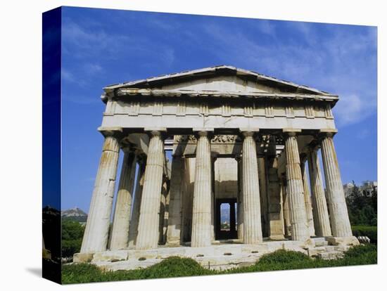 Temple of Hephaestus in Agora-Tibor Bogn?r-Stretched Canvas