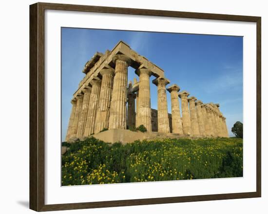 Temple of Hera, Dating from the 5th Century BC, Selinunte, Sicily, Italy, Europe-Ken Gillham-Framed Photographic Print