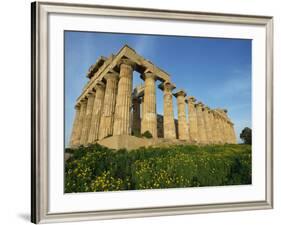 Temple of Hera, Dating from the 5th Century BC, Selinunte, Sicily, Italy, Europe-Ken Gillham-Framed Photographic Print