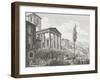 Temple of Hercules at Cora-Luigi Rossini-Framed Giclee Print