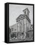 Temple of Hercules at Cora-Luigi Rossini-Framed Stretched Canvas