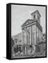 Temple of Hercules at Cora-Luigi Rossini-Framed Stretched Canvas