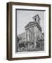 Temple of Hercules at Cora-Luigi Rossini-Framed Giclee Print