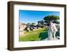 Temple of Hercules, Statue of Cartilius Poplicola, Ostia Antica archaeological site-Nico Tondini-Framed Photographic Print