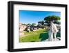 Temple of Hercules, Statue of Cartilius Poplicola, Ostia Antica archaeological site-Nico Tondini-Framed Photographic Print