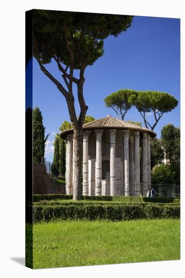 Temple of Hercules Victor, Forum Boarium, 2nd Century Bc, Rome, Lazio, Italy, Europe-Peter-Stretched Canvas