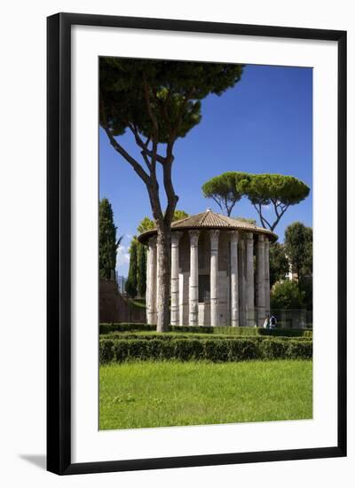 Temple of Hercules Victor, Forum Boarium, 2nd Century Bc, Rome, Lazio, Italy, Europe-Peter-Framed Photographic Print