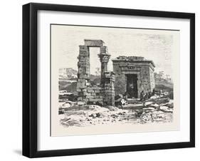 Temple of Hermonthis, Egypt, 1879-null-Framed Giclee Print