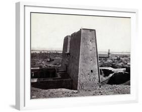 Temple of Horus at Edfu, 1850's-Science Source-Framed Giclee Print