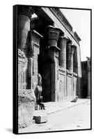 Temple of Horus at Edfu, 20th Century-Science Source-Framed Stretched Canvas