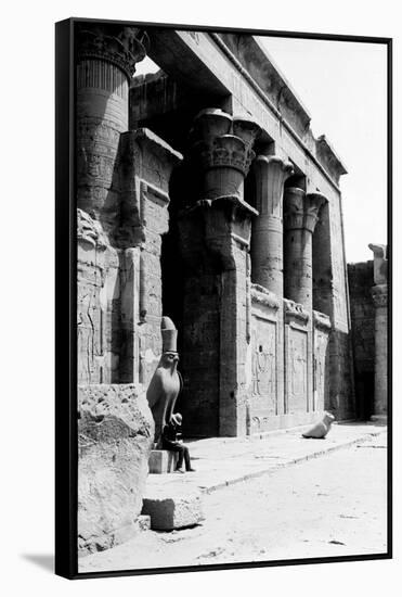 Temple of Horus at Edfu, 20th Century-Science Source-Framed Stretched Canvas