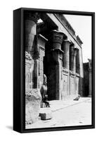 Temple of Horus at Edfu, 20th Century-Science Source-Framed Stretched Canvas