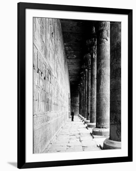 Temple of Horus at Edfu, 20th Century-Science Source-Framed Premium Giclee Print