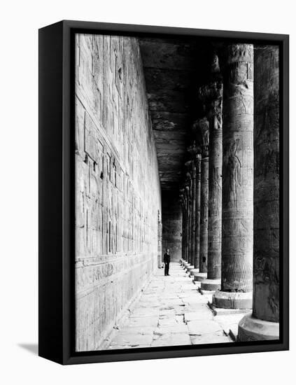 Temple of Horus at Edfu, 20th Century-Science Source-Framed Stretched Canvas