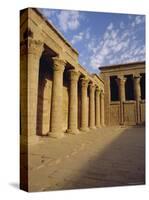Temple of Horus, Edfu, Egypt, North Africa-Julia Bayne-Stretched Canvas