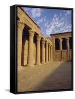 Temple of Horus, Edfu, Egypt, North Africa-Julia Bayne-Framed Stretched Canvas