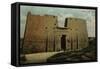 Temple of Horus, Edfu, Egypt-null-Framed Stretched Canvas