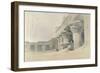 Temple of Horus, Edfu, from 'Egypt and Nubia', Engraved by Louis Haghe (1806-85)-David Roberts-Framed Giclee Print