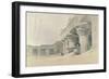 Temple of Horus, Edfu, from 'Egypt and Nubia', Engraved by Louis Haghe (1806-85)-David Roberts-Framed Giclee Print