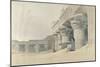 Temple of Horus, Edfu, from 'Egypt and Nubia', Engraved by Louis Haghe (1806-85)-David Roberts-Mounted Giclee Print