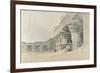 Temple of Horus, Edfu, from 'Egypt and Nubia', Engraved by Louis Haghe (1806-85)-David Roberts-Framed Giclee Print