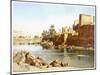 Temple of Isis at Philae, 1870-Carl Friedrich Heinrich Werner-Mounted Giclee Print