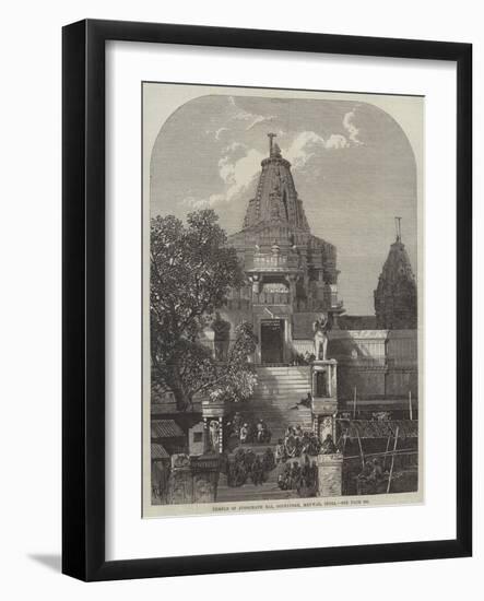 Temple of Juggonath Rai, Oodeypore, Meywar, India-null-Framed Giclee Print