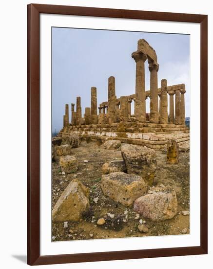 Temple of Juno (Tempio Di Giunone)-Matthew Williams-Ellis-Framed Photographic Print