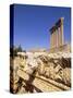 Temple of Jupiter, Baalbek, Bekaa Valley, Lebanon-Gavin Hellier-Stretched Canvas