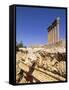 Temple of Jupiter, Baalbek, Bekaa Valley, Lebanon-Gavin Hellier-Framed Stretched Canvas