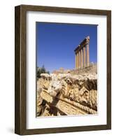 Temple of Jupiter, Baalbek, Bekaa Valley, Lebanon-Gavin Hellier-Framed Photographic Print