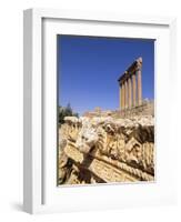 Temple of Jupiter, Baalbek, Bekaa Valley, Lebanon-Gavin Hellier-Framed Photographic Print