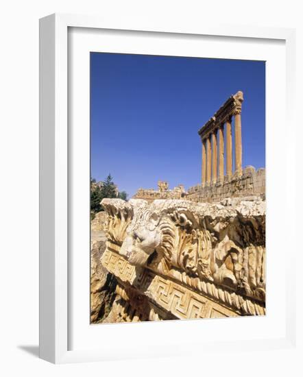 Temple of Jupiter, Baalbek, Bekaa Valley, Lebanon-Gavin Hellier-Framed Photographic Print