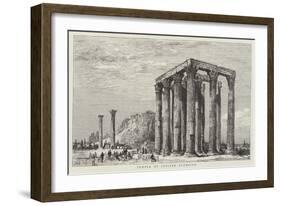 Temple of Jupiter Olympius-Henry William Brewer-Framed Giclee Print