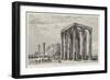 Temple of Jupiter Olympius-Henry William Brewer-Framed Giclee Print