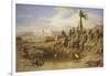 Temple of Karnak at Luxor, Egypt-Carl Friedrich Werner-Framed Giclee Print