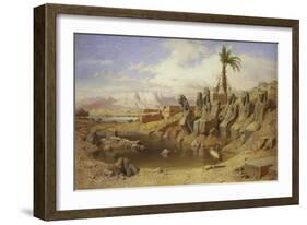 Temple of Karnak at Luxor, Egypt-Carl Friedrich Werner-Framed Giclee Print