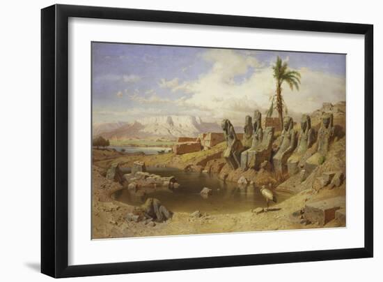 Temple of Karnak at Luxor, Egypt-Carl Friedrich Werner-Framed Giclee Print