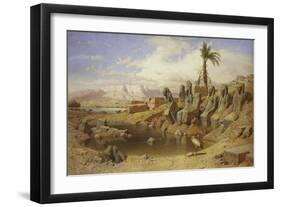 Temple of Karnak at Luxor, Egypt-Carl Friedrich Werner-Framed Giclee Print