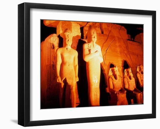 Temple of Karnak Sound and Light Show, Egypt-Stuart Westmoreland-Framed Photographic Print