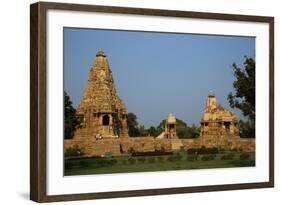 Temple of Khajuraho, Khajuraho, Madhya Pradesh, India-Jagdeep Rajput-Framed Photographic Print