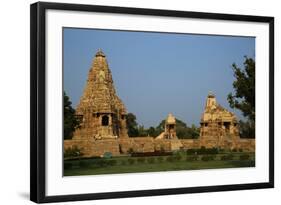 Temple of Khajuraho, Khajuraho, Madhya Pradesh, India-Jagdeep Rajput-Framed Photographic Print