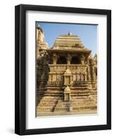 Temple of Khajuraho, Khajuraho, Madhya Pradesh, India-Jagdeep Rajput-Framed Photographic Print