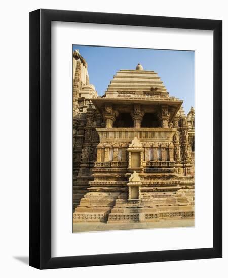 Temple of Khajuraho, Khajuraho, Madhya Pradesh, India-Jagdeep Rajput-Framed Photographic Print