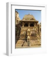 Temple of Khajuraho, Khajuraho, Madhya Pradesh, India-Jagdeep Rajput-Framed Photographic Print