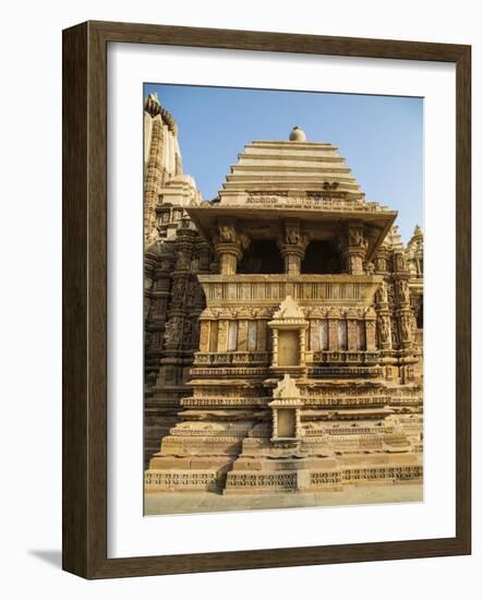 Temple of Khajuraho, Khajuraho, Madhya Pradesh, India-Jagdeep Rajput-Framed Photographic Print