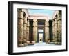 Temple of Khonsu, Karnak, Luxor, Egypt, 20th Century-null-Framed Giclee Print