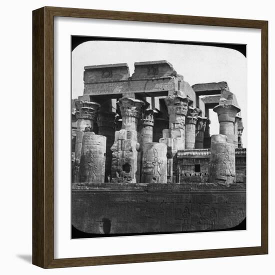 Temple of Kom Ombo, Egypt, C1890-Newton & Co-Framed Photographic Print