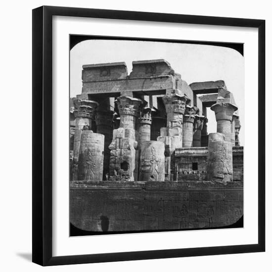 Temple of Kom Ombo, Egypt, C1890-Newton & Co-Framed Photographic Print